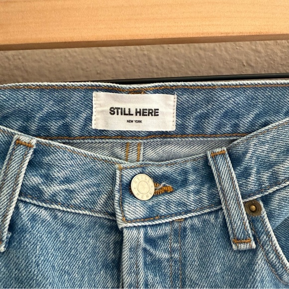 Still Here Cloud Rainbow Tate Crop Jeans - Picture 4 of 7